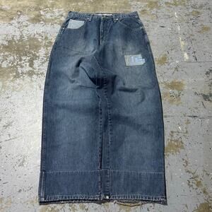 Vintage Pure Playaz Baggy Embroidered Stitched Jeans